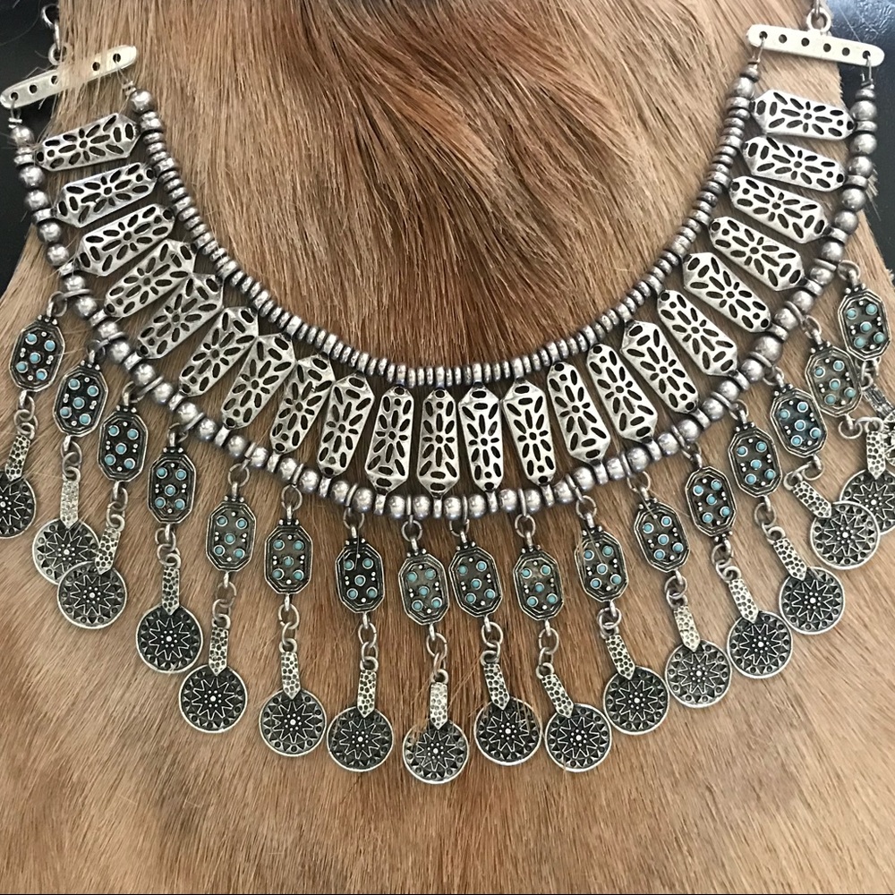 Ancient Ottoman Style Turquoise Necklace•••